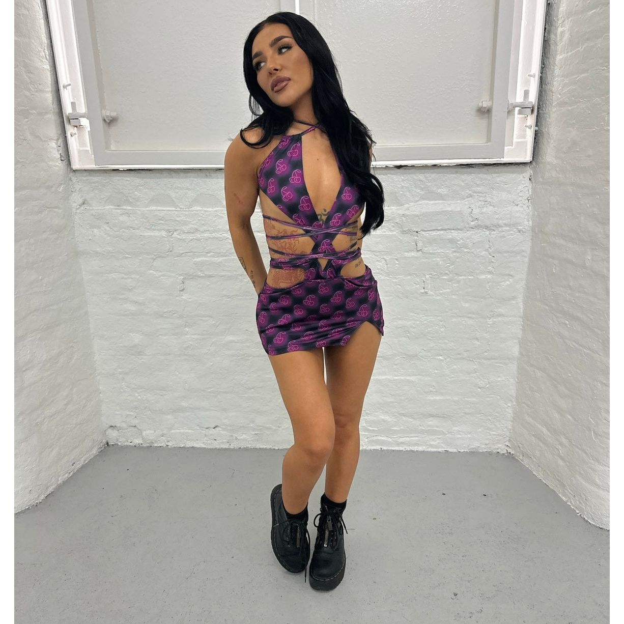 CHERRY RAVE DRESS, FESTIVAL DRESS