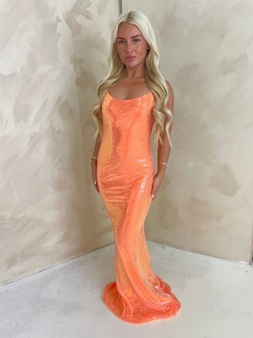 strapless open back dress Strapless Orange Traditional Ethiopian Dress: Habesha Dress with Conte –  TheEthiopianStore main image 0