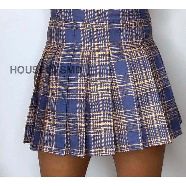 NAVY & YELLOW TOMMY SKIRT
