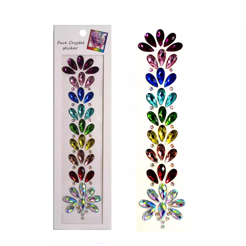 MULTI COLOURED HAIR/ BODY JEWELS