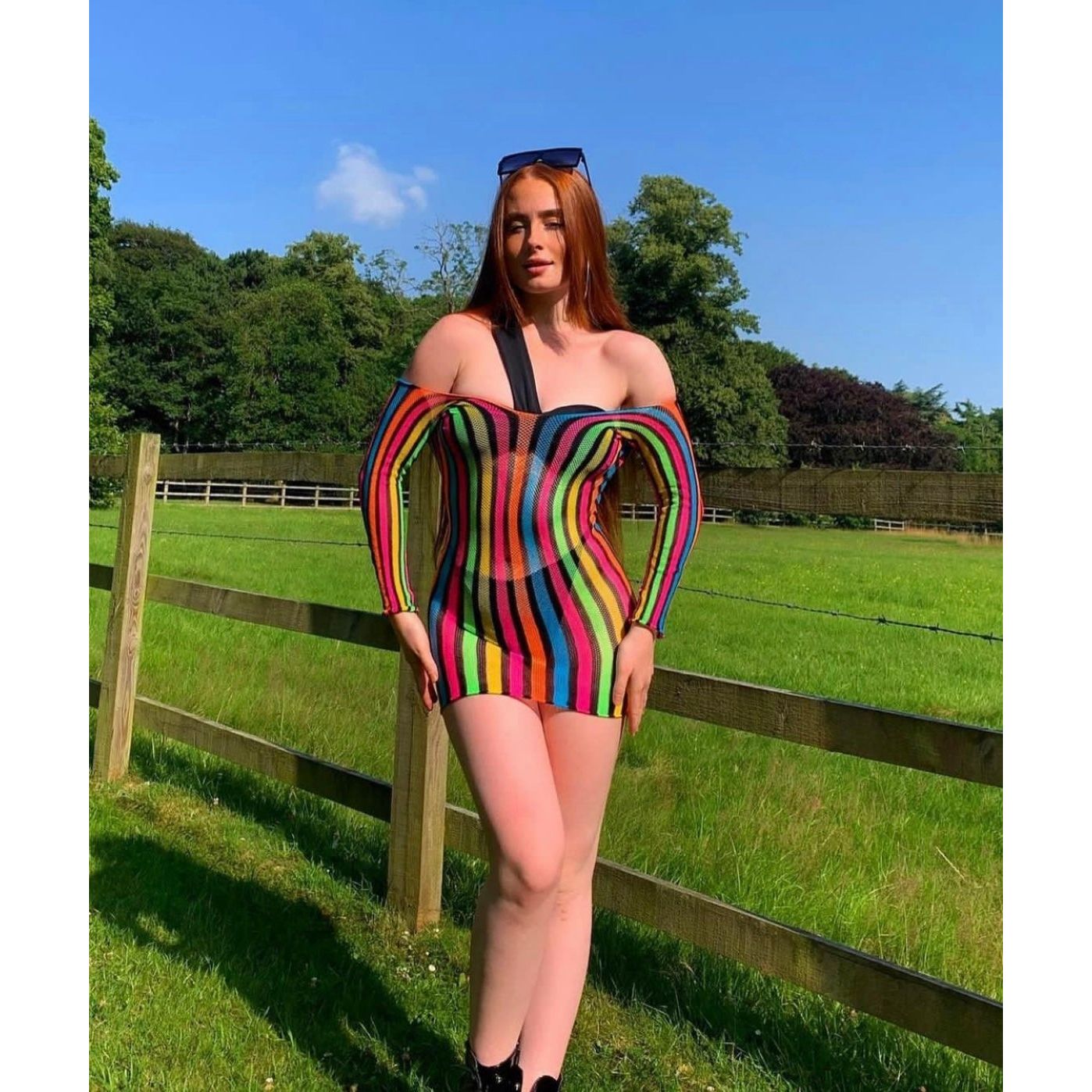 RAINBOW FESTIVAL DRESS