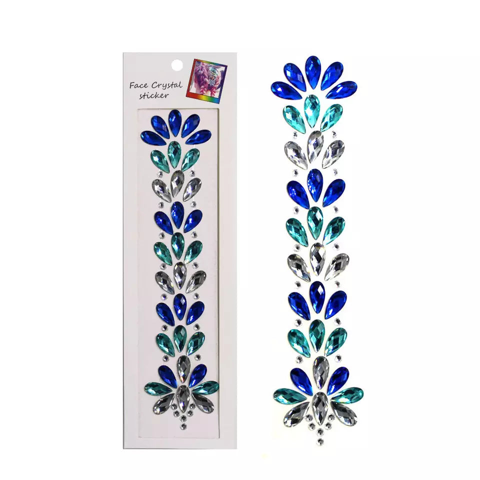 BLUE HAIR / BODY JEWELS