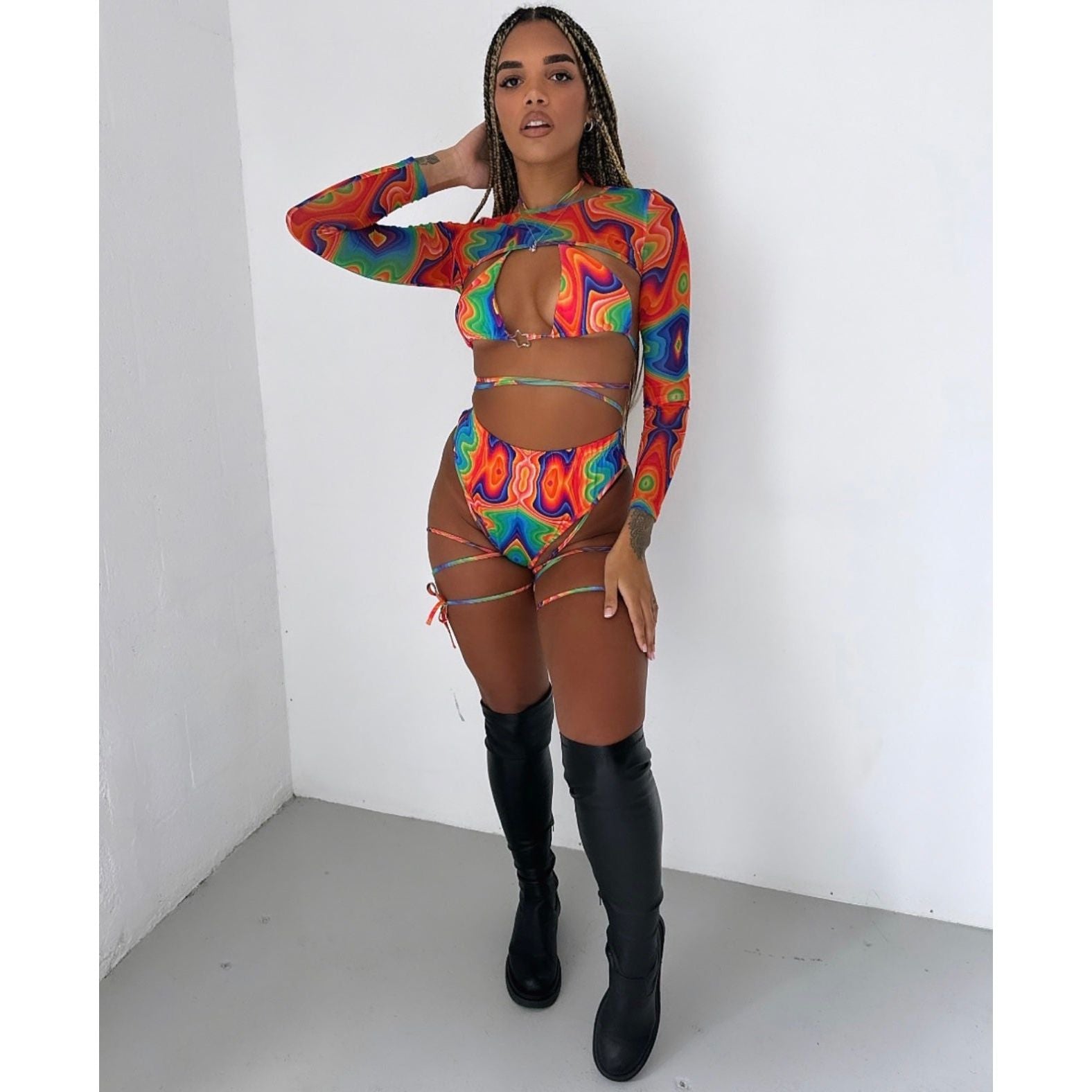 LOLLIPOP SET, FESTIVAL SET, RAVE SET, THREE PIECE SET