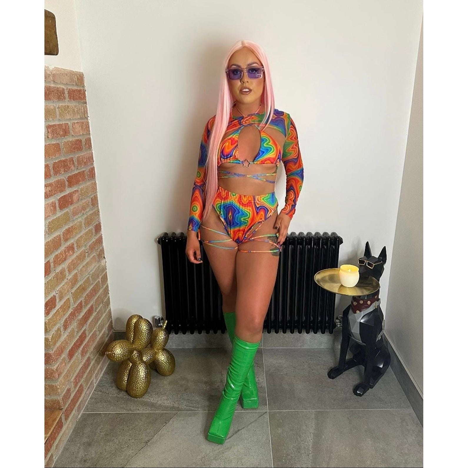 LOLLIPOP SET, FESTIVAL SET, RAVE SET, THREE PIECE SET