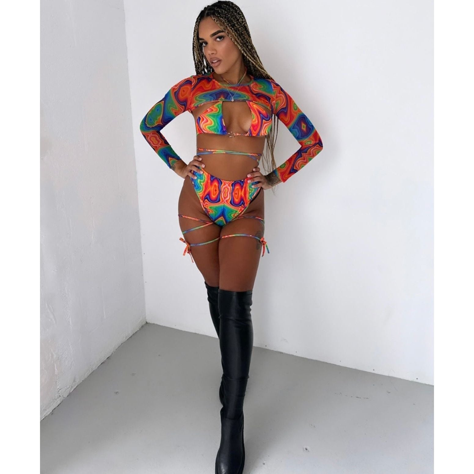 LOLLIPOP SET, FESTIVAL SET, RAVE SET, THREE PIECE SET