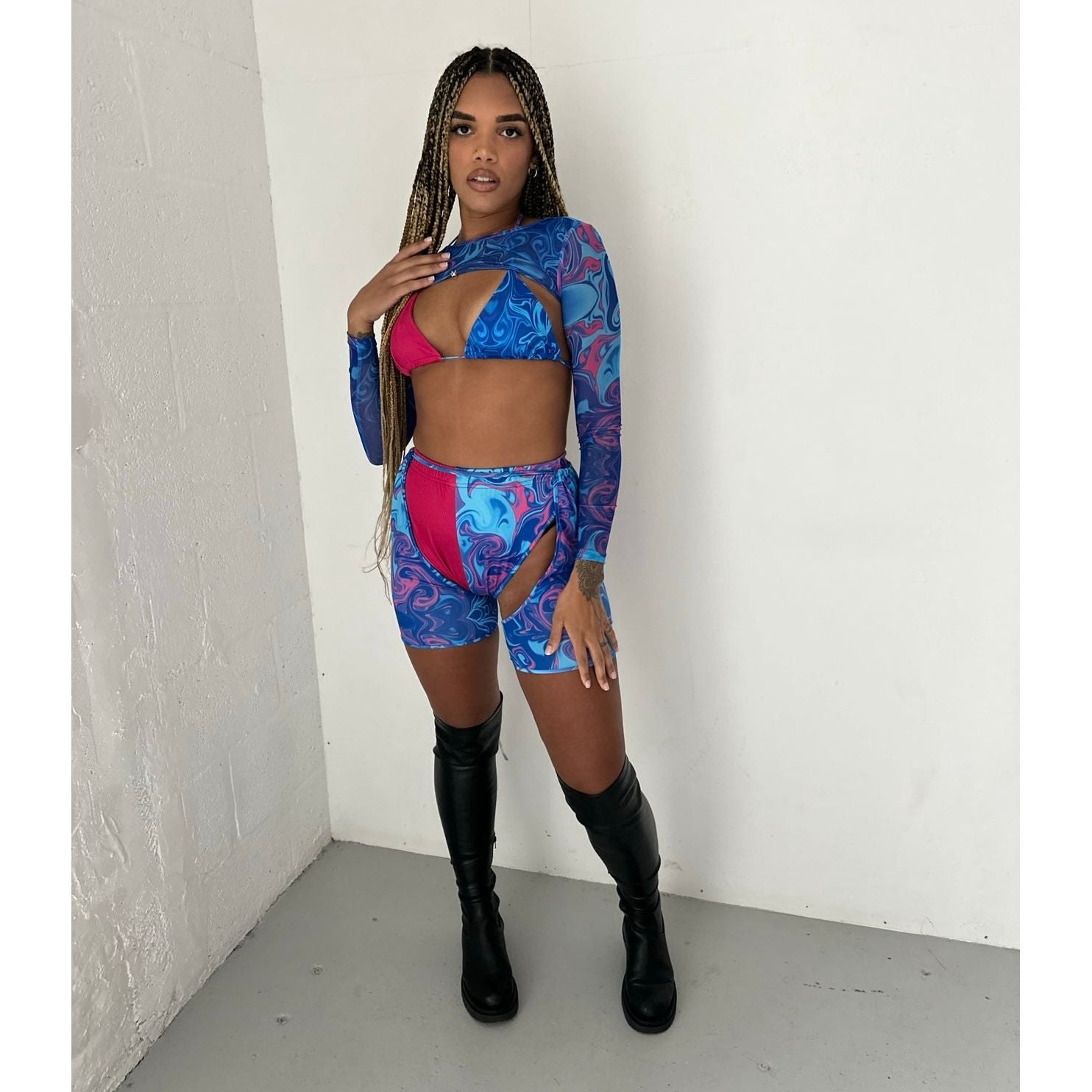 AZURE FOUR PIECE FESTIVAL OUTFIT