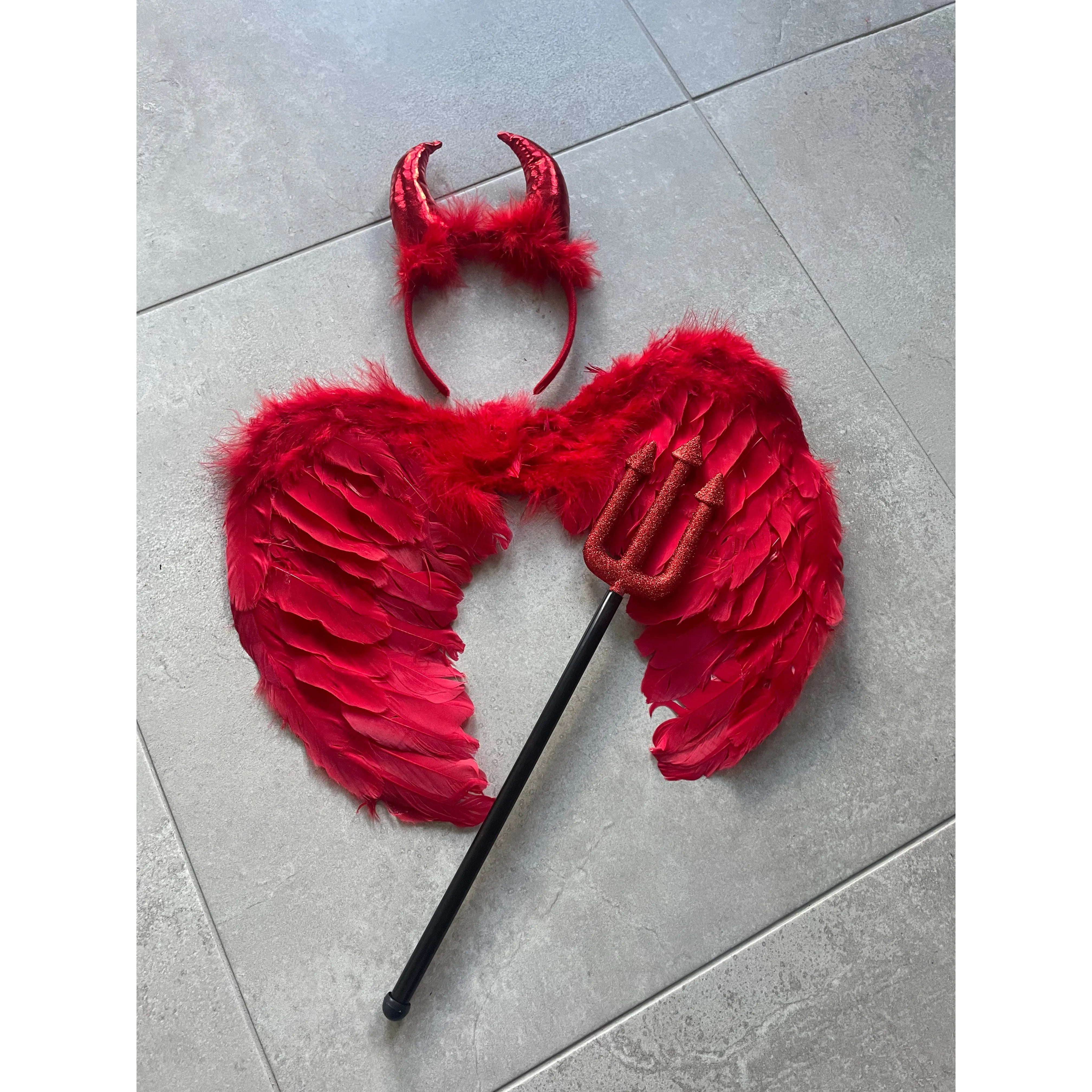 RED DEVIL ACCESSORIES, FANCY DRESS, HALLOWEEN