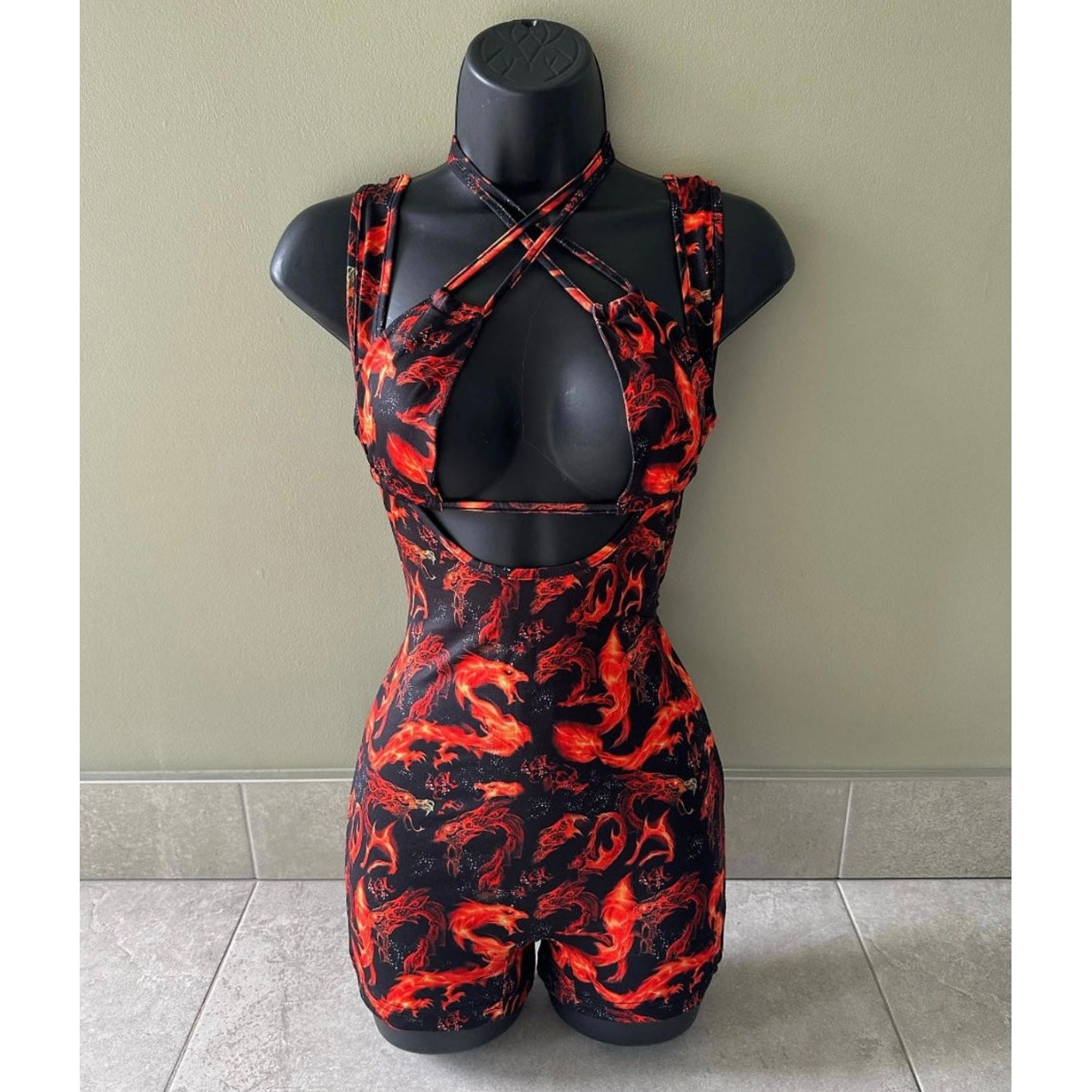 DRAGON FLY UNITARD, FESTIVAL ROMPER, FESTIVAL OUTFIT