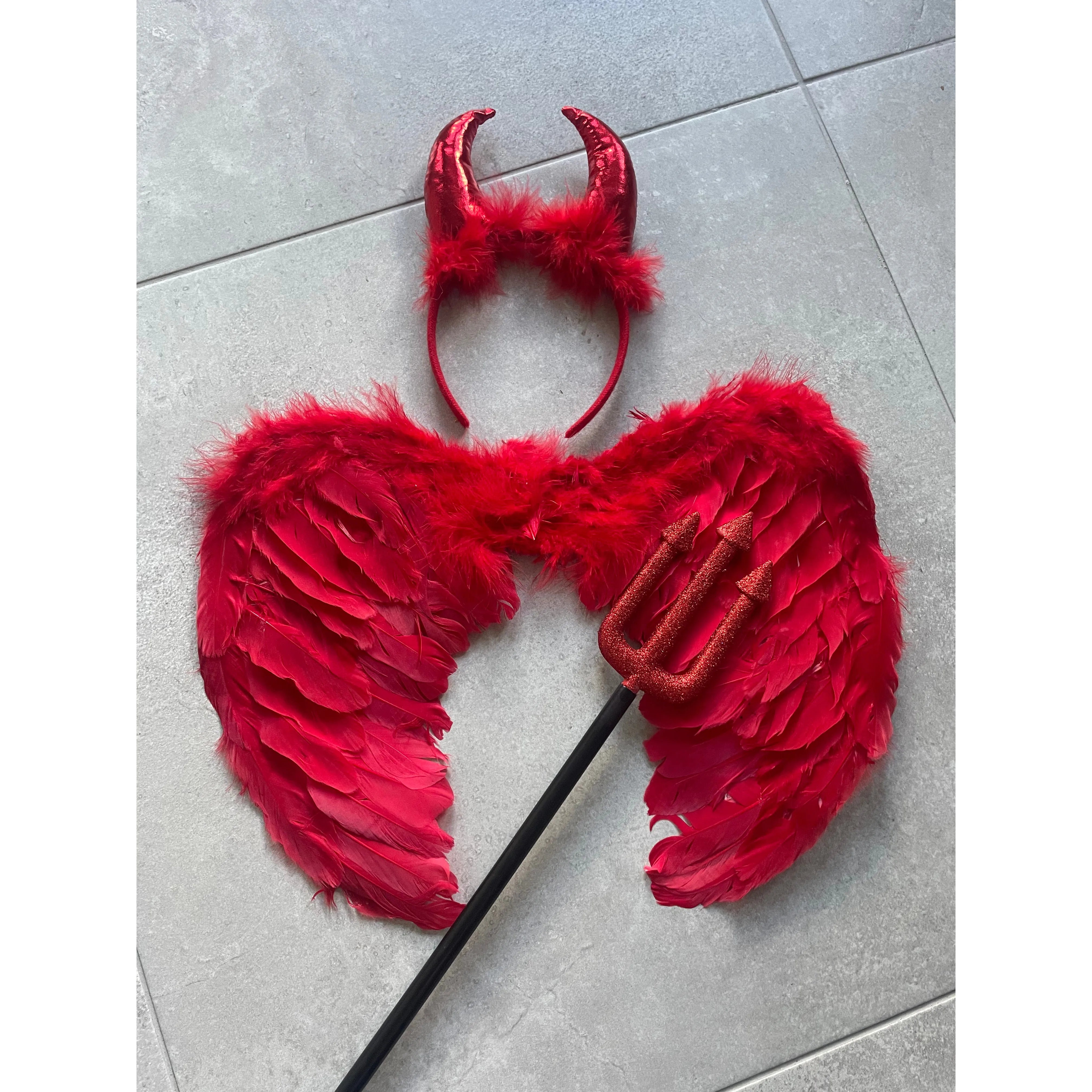 RED DEVIL ACCESSORIES, FANCY DRESS, HALLOWEEN