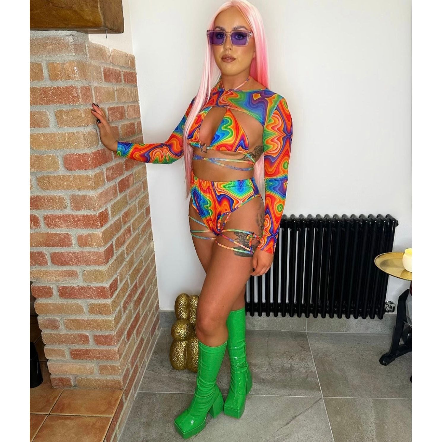 LOLLIPOP SET, FESTIVAL SET, RAVE SET, THREE PIECE SET