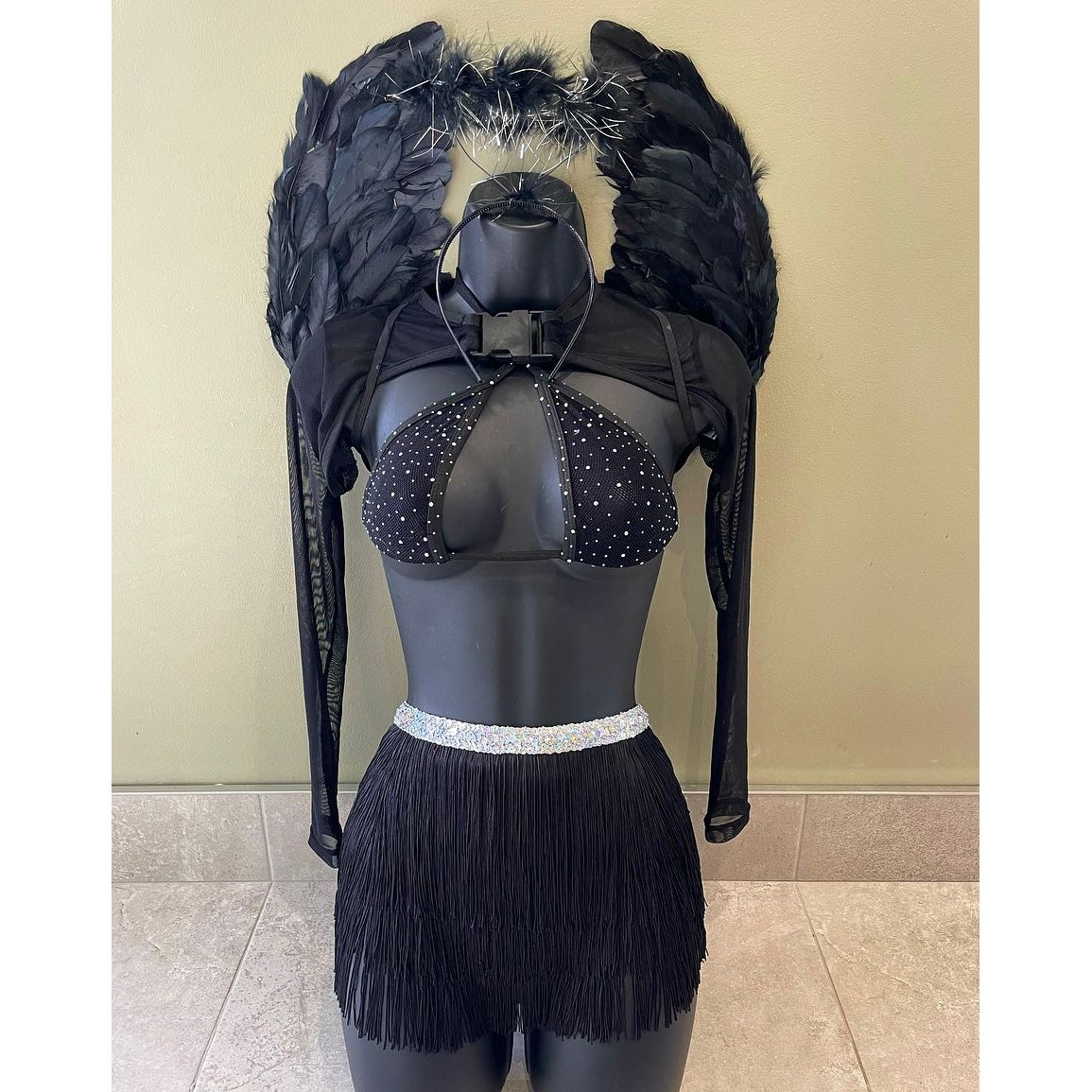 DARK ANGEL, FALLEN ANGEL, FANCY DRESS DARK ANGEL, FALLEN ANGEL, FANCY DRESS