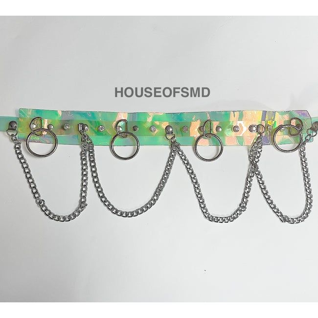 HOLOGRAPHIC HOOP BELT