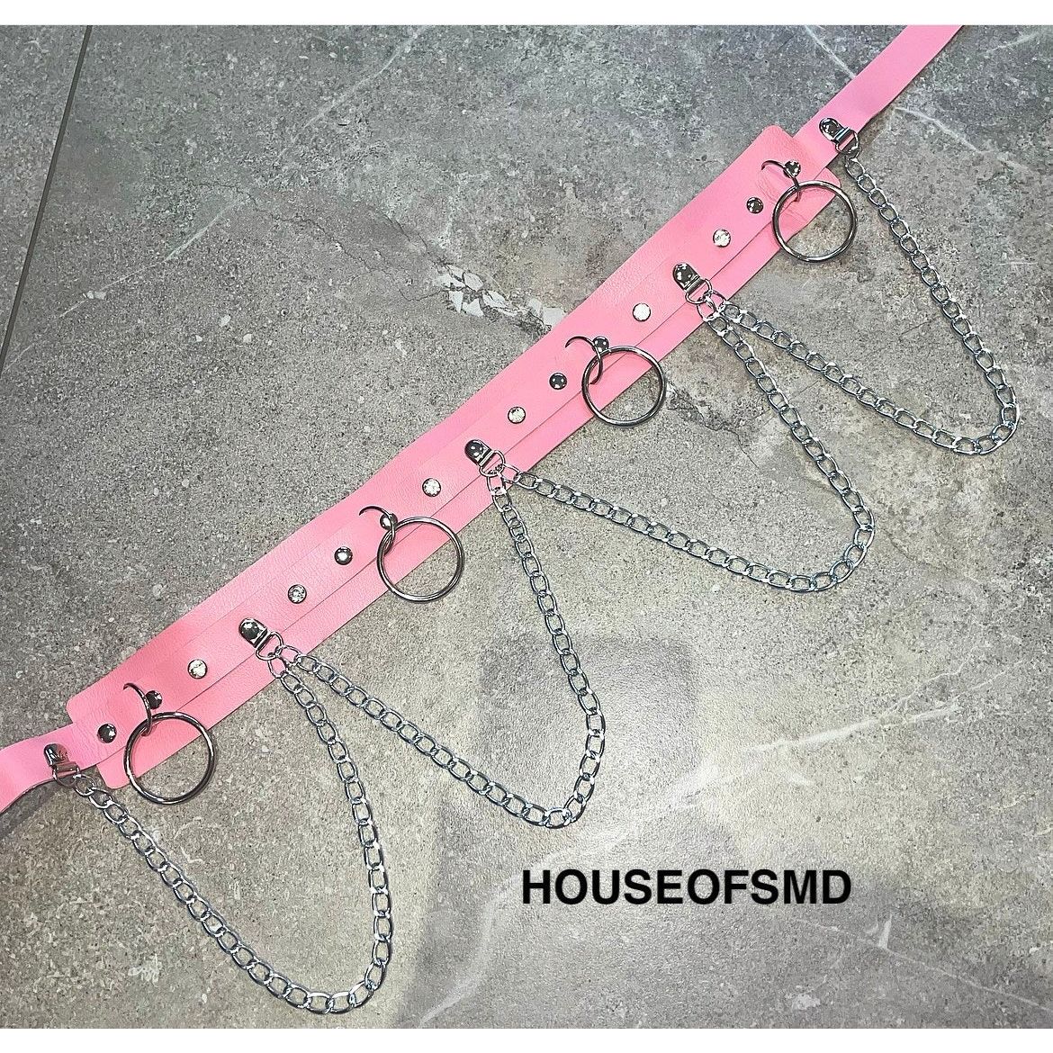 PINK HOOP BELT