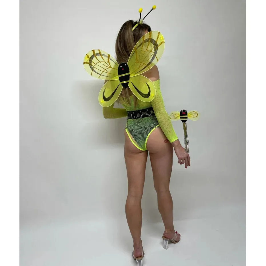 BUMBLE BEE WINGS HALLOWEEN COSTUME FANCY DRESS