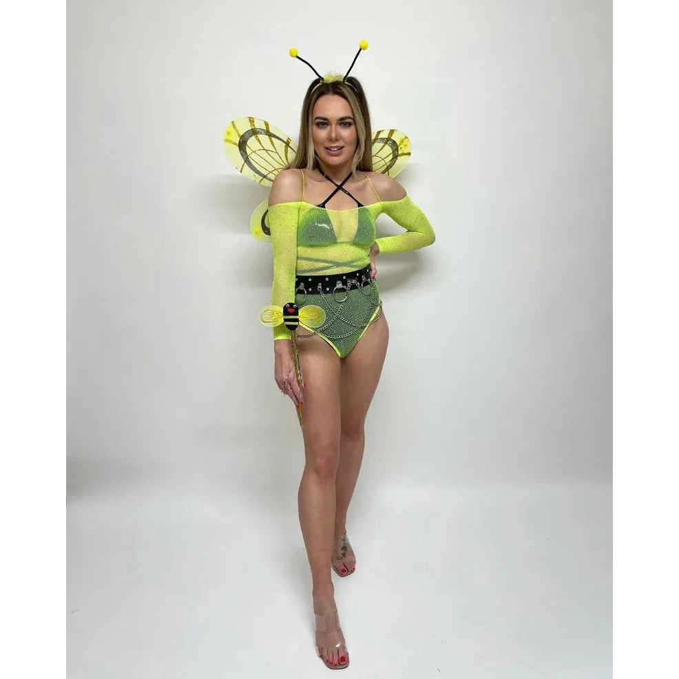 BUMBLE BEE WINGS HALLOWEEN COSTUME FANCY DRESS