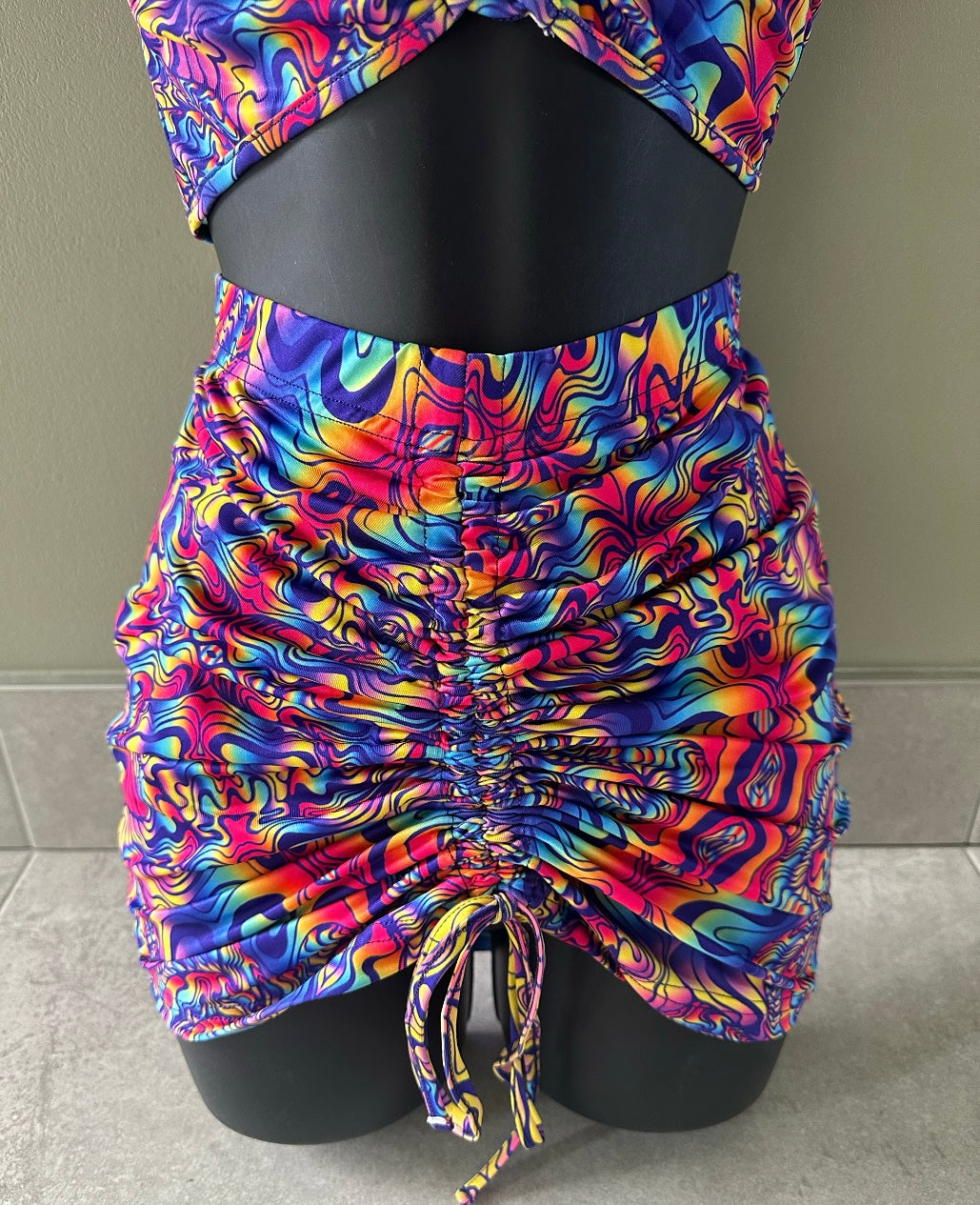 STARBURST TWO PIECE, WOMENS FESTIVAL TWO PIECE, RAVE OUTFIT