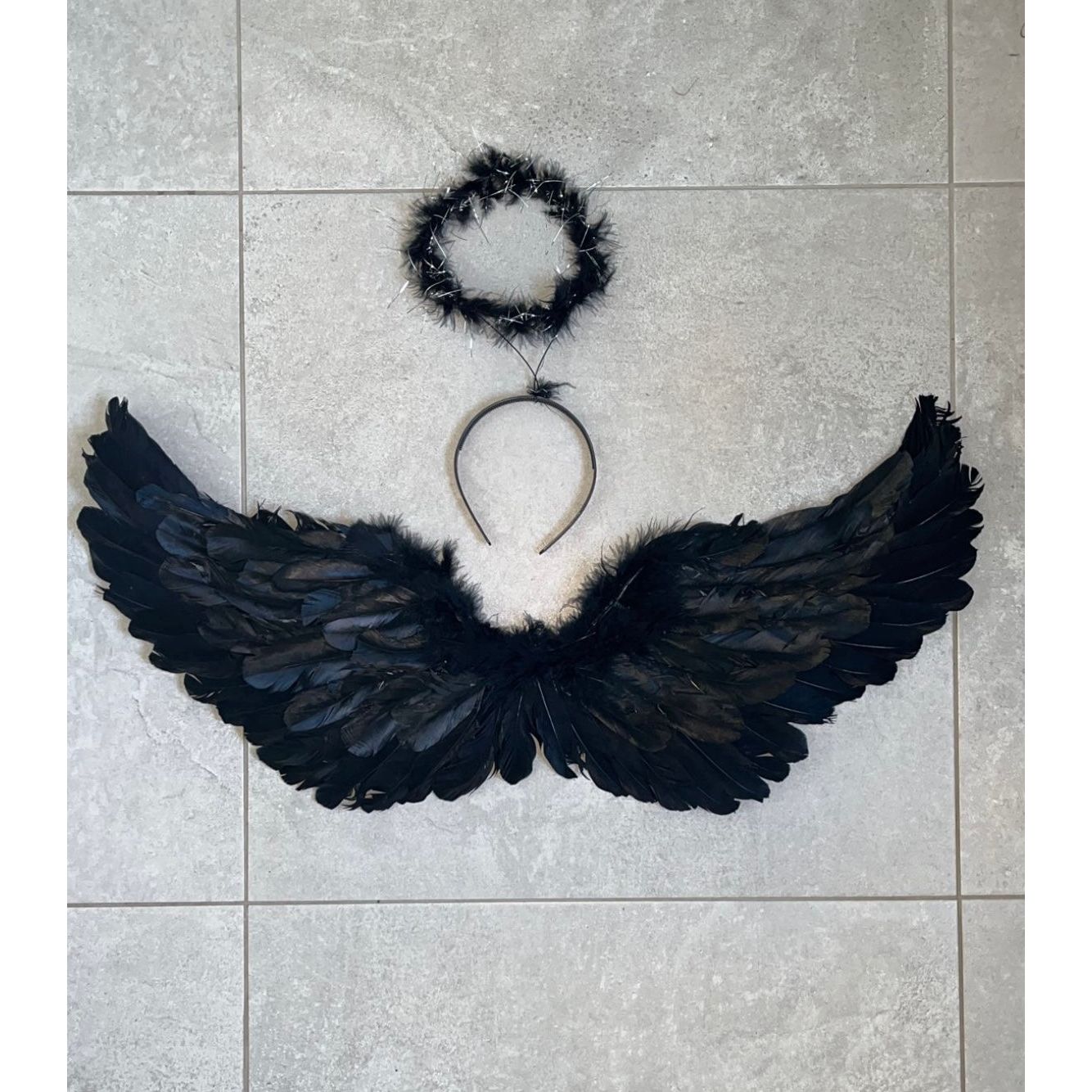 ANGEL WINGS, FALLEN ANGEL, HALLOWEEN OUTFIT