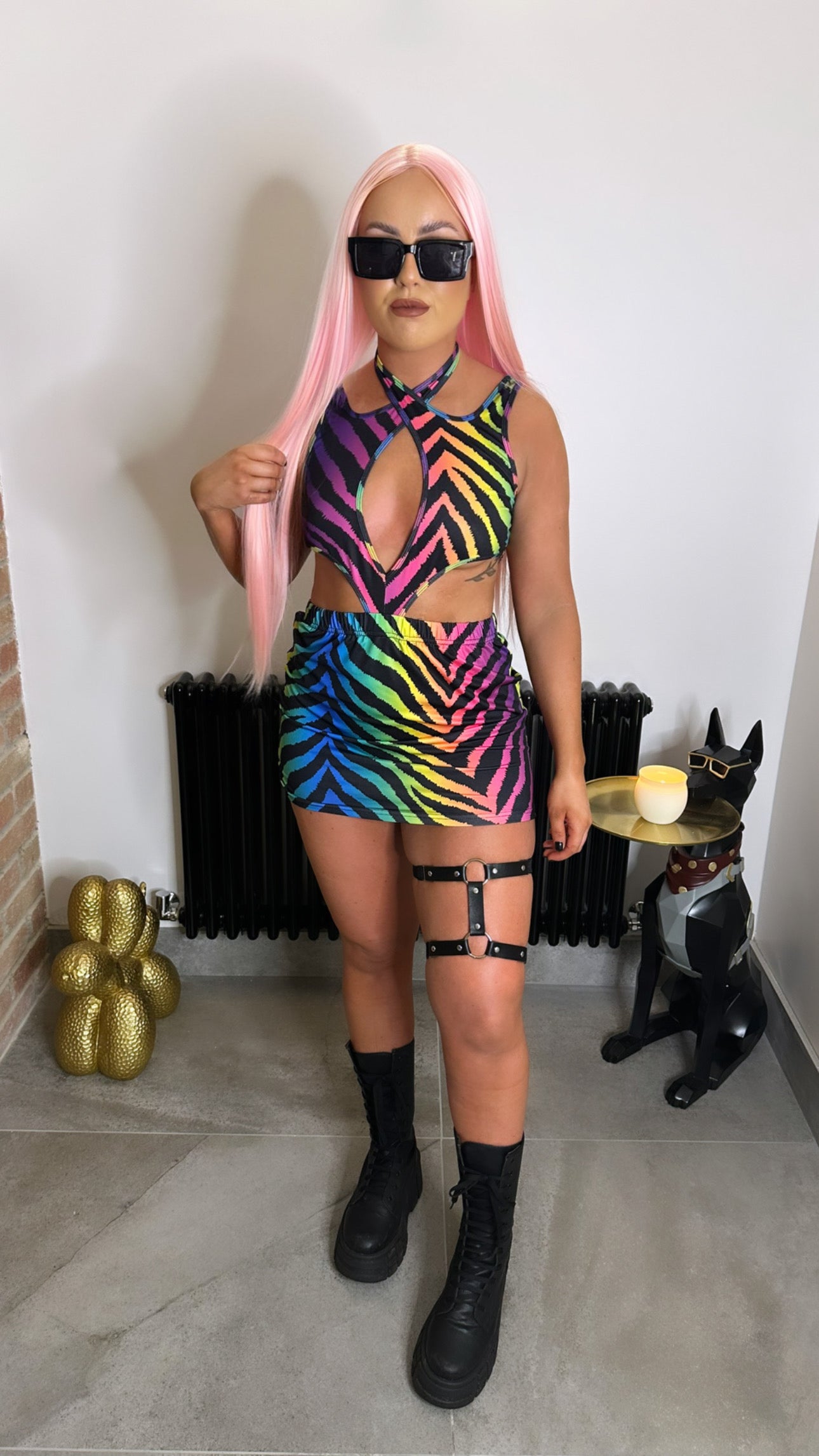 TIGER LILLY DRESS, CUT OUT FESTIVAL DRESS, RAVE OUTFIT