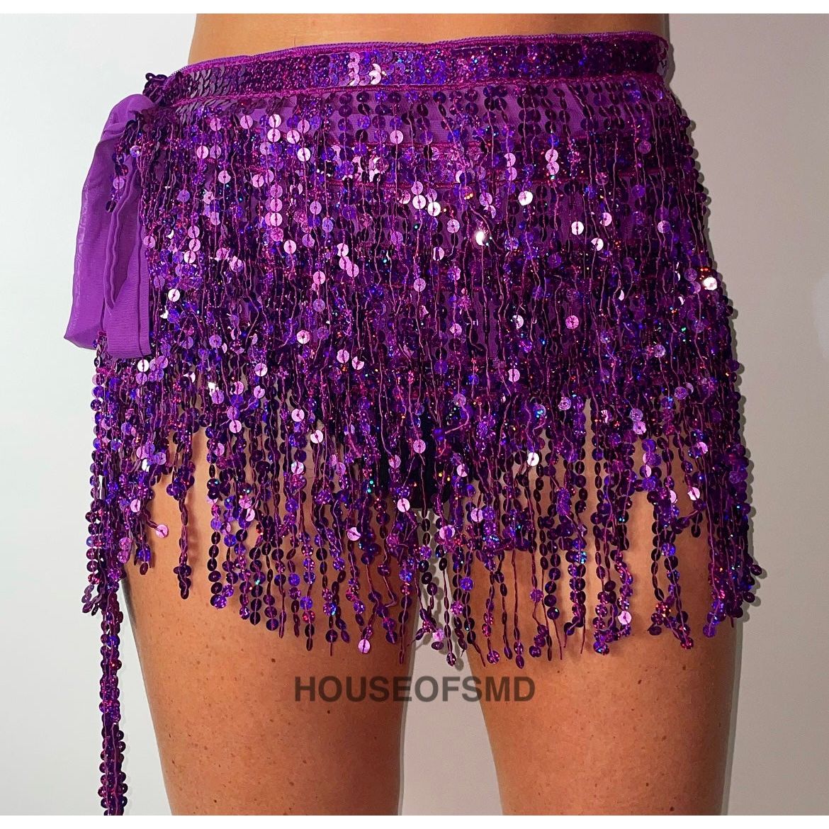 PURPLE TASSEL SKIRT